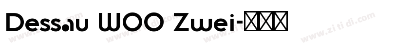 Dessau W00 Zwei字体转换